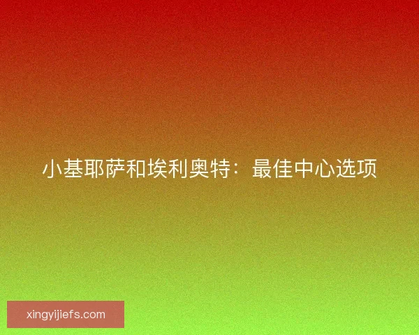 小基耶萨和埃利奥特：最佳中心选项
